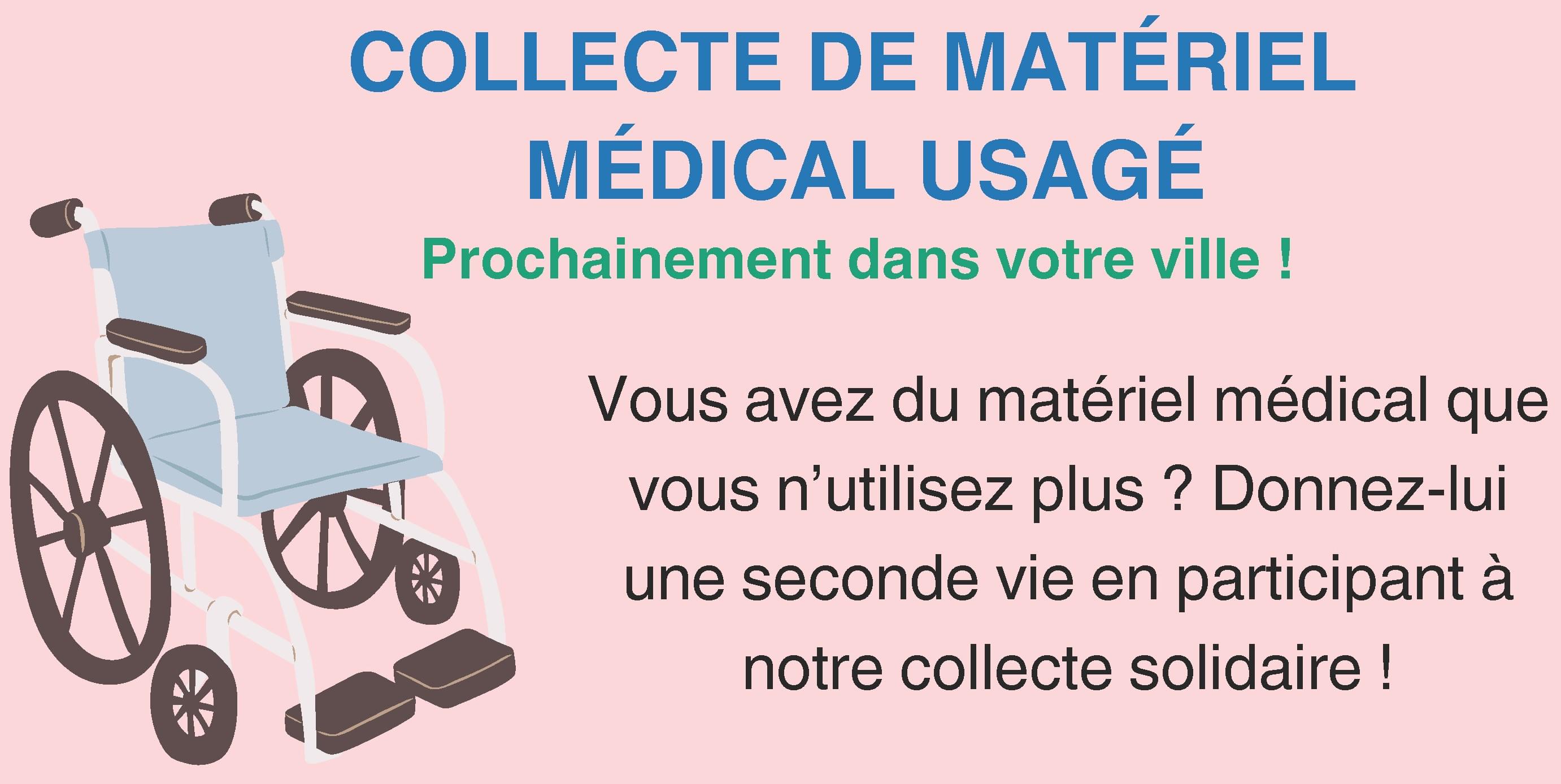 Collecte matériel médical site
