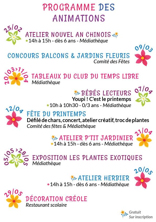 Affiche programme details