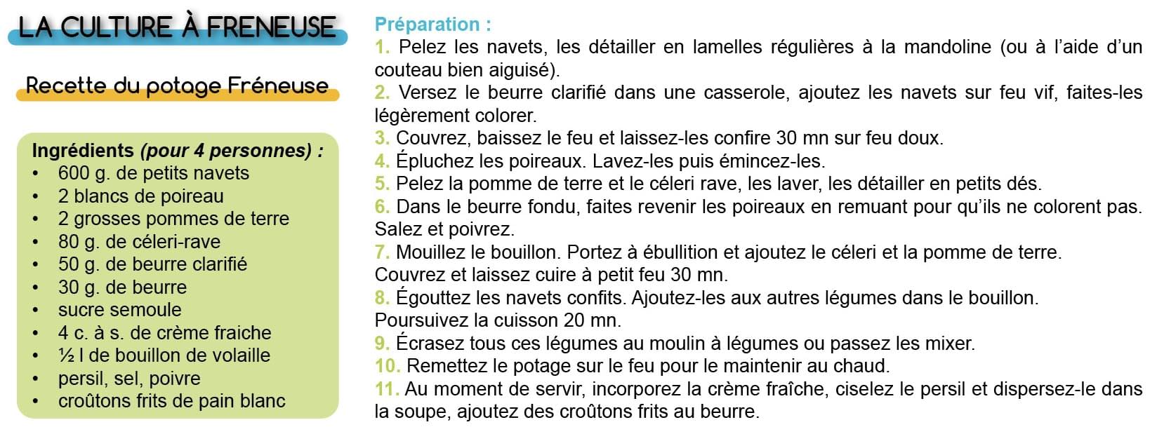 Site internet - recette potage 1